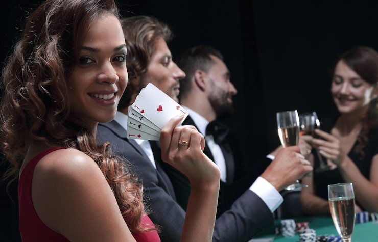 Live roulette dealer studio with multi-camera setup and professional wheel